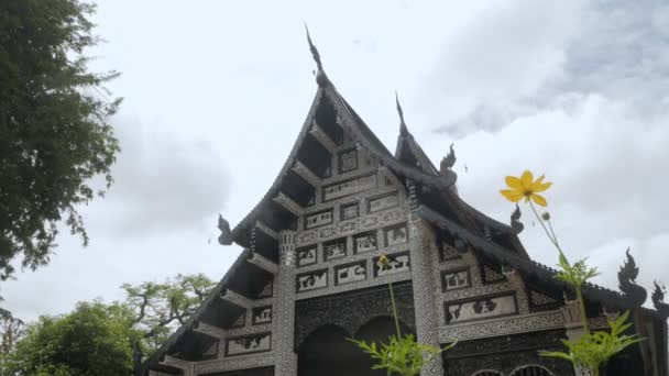Main Building Ancient Heritage Architecture Building Landscape Video Wat Lok — Vídeo de Stock