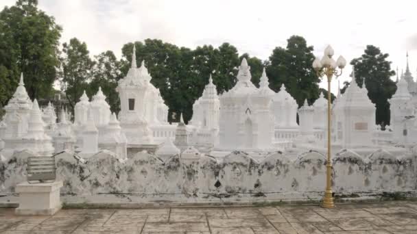 Wat Suan Dok Templo Marco Local Famoso Marco Chiang Mai — Vídeo de Stock
