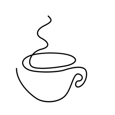 Kış için bir fincan sıcak kahve ya da bitki çayı Noel ağacı süsü olarak parlıyor.