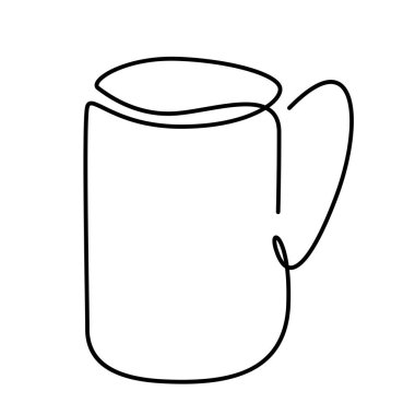 Kış için bir fincan sıcak kahve ya da bitki çayı Noel ağacı süsü olarak parlıyor.