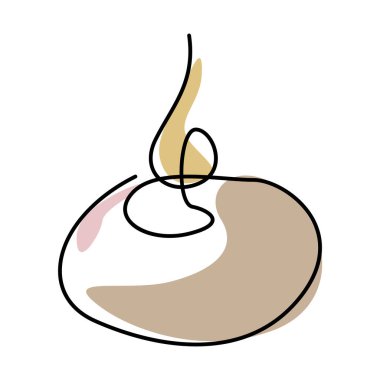 Noel ağacı süslemeleri için alev alev yanan bir mum.