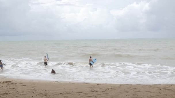Septiembre2022 Phangnga Tailandia Vista Panorámica Del Mar Con Olas Día — Vídeos de Stock