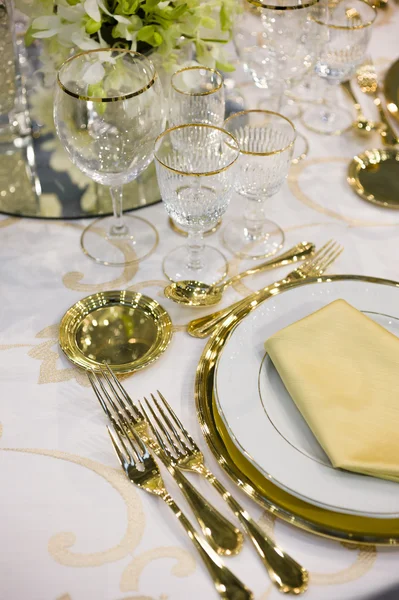 Elegant ceremony table — Stock Photo, Image