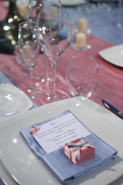 Elegant ceremony table — Stock Photo, Image