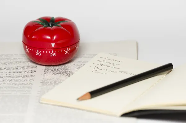 Técnica de Pomodoro — Fotografia de Stock