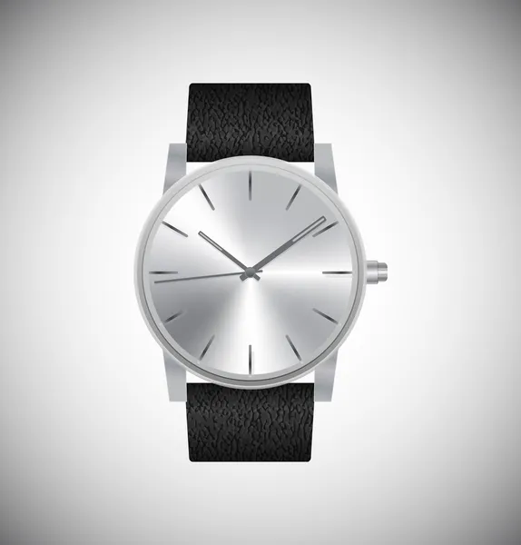 Vector realista reloj de pulsera — Vector de stock