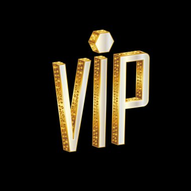 Altın VIP harfler