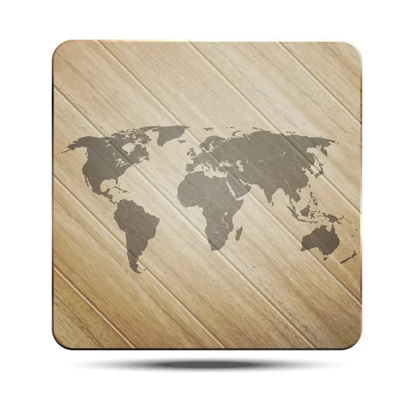 Wooden world — Stock Vector