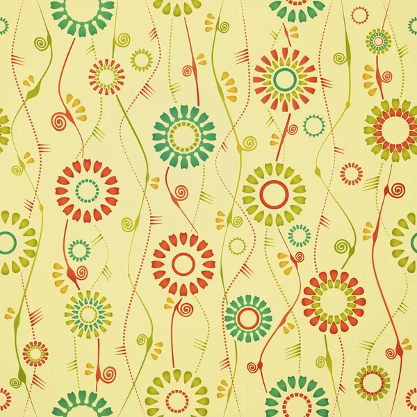 Croissance florale — Image vectorielle