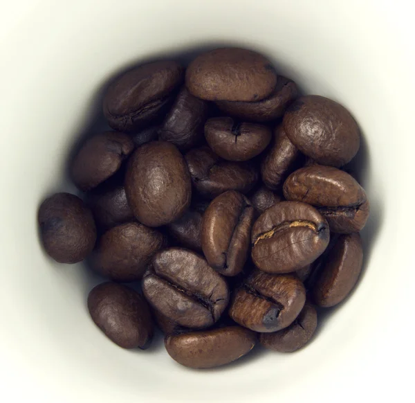 Bohnen im Becher — Stockfoto