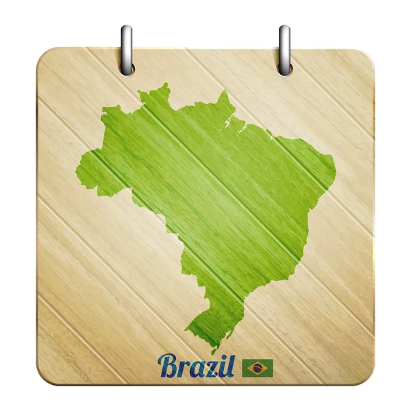 Brasilianisches Abzeichen — Stockvektor