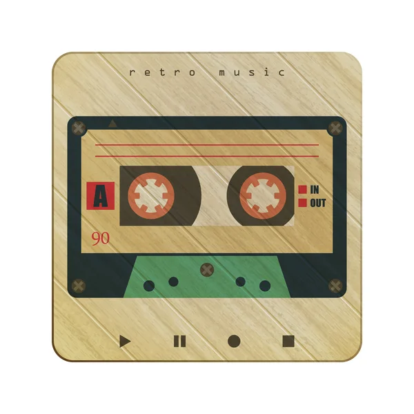 Cassette — Image vectorielle