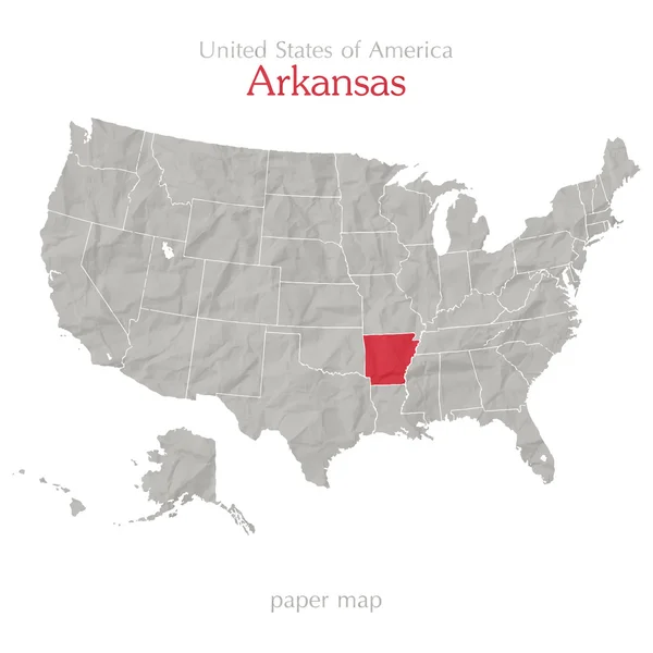 Arkansas — Archivo Imágenes Vectoriales