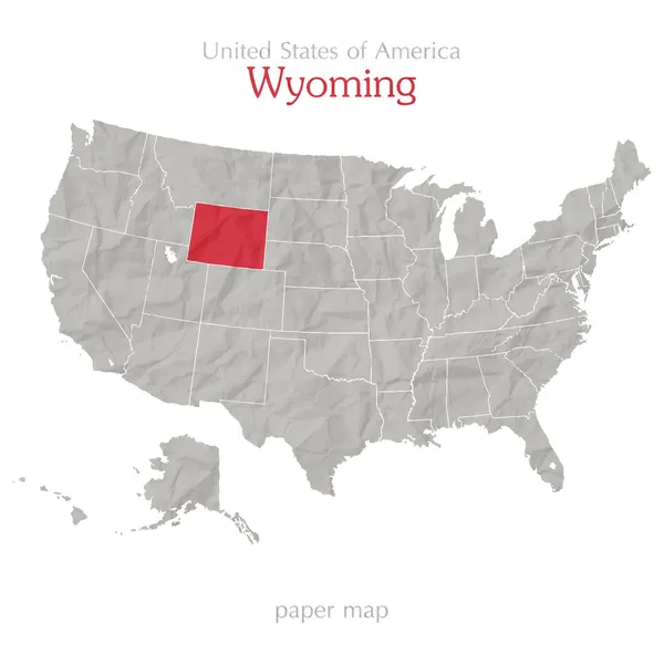 Wyoming Ordförande — Stock vektor