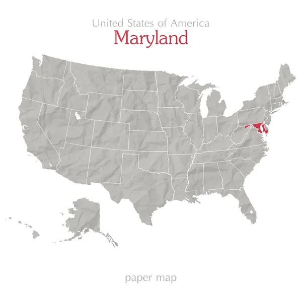 Maryland. — Archivo Imágenes Vectoriales