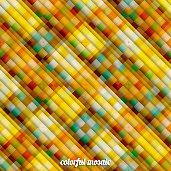 Mosaico colorido — Vetor de Stock