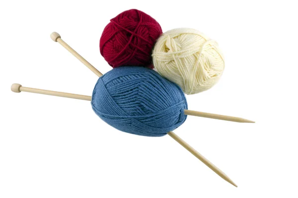 skeins ve örgü iğneleri