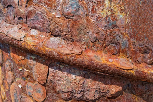 Oxidation Metal Surface Showing Rusting Corrosion — Stock Photo, Image