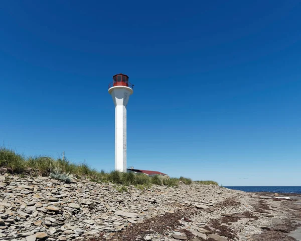 カナダのニューブランズウィック州東部に位置するポイント エスキュマック灯台 — ストック写真