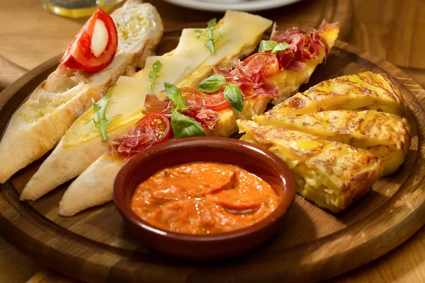 Spanish traditional breakfast — Stock Photo, Image