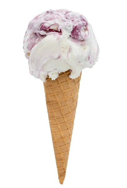 Cherry ice cream — Stock Photo, Image