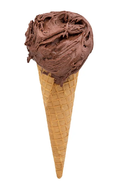 Milk chocolate ice cream — Stock Photo, Image