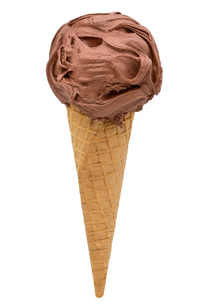 Nutella flavor ice cream — Stock Photo, Image