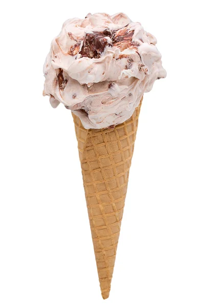 Gelato al cioccolato e noci — Foto Stock