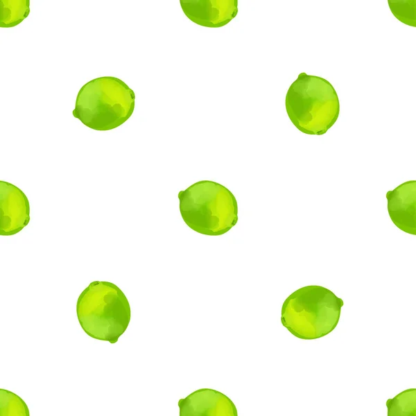 Beyaz Bir Arkaplanda Limon Iiülasyonu Ile Geometrik Dikişsiz Desen — Stok Vektör