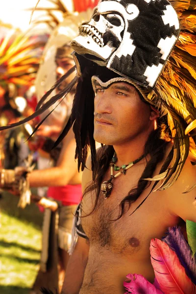 Homem americano nativo — Fotografia de Stock