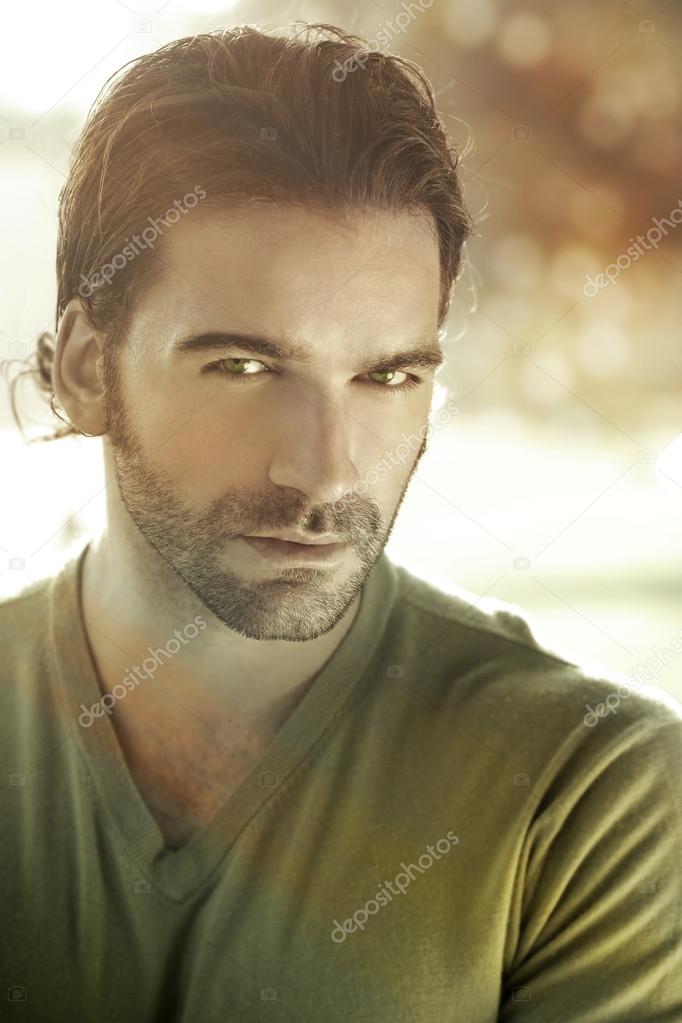 Hot guy with freckles Hot guy — Stock Photo © curaphotography 24078693