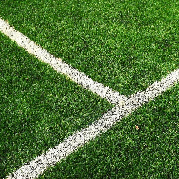 Soccer football field — Stock Photo, Image