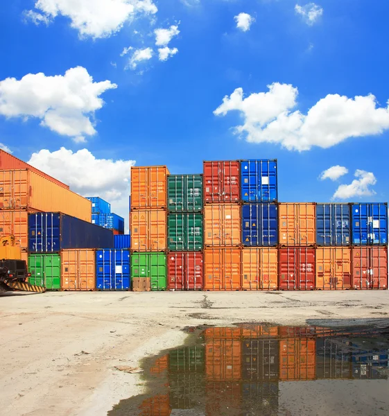 Containerschifffahrt — Stockfoto