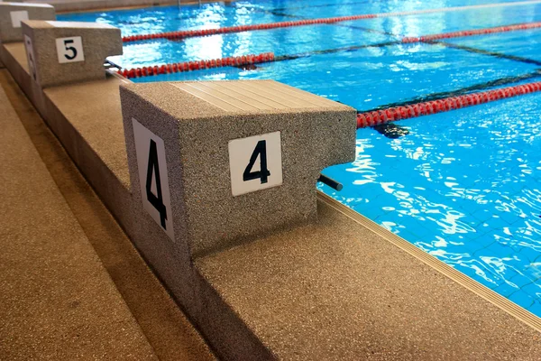 Lane swimming — Stock Photo, Image