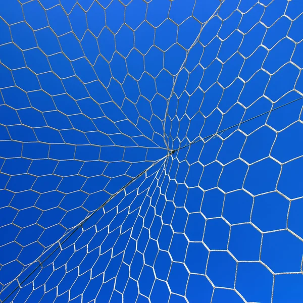 futbol net üzerinde mavi gökyüzü