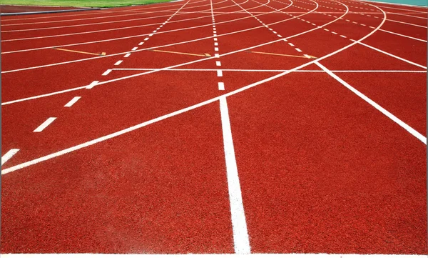 Retro sport running track — Stock Photo, Image