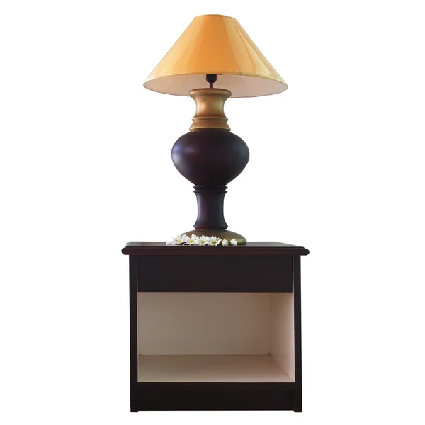 Table lamp on white background — Stock Photo, Image