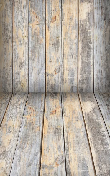 Wall and floor siding weathered wood background — Stock Photo, Image