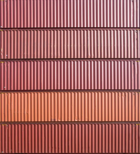 Shipping container seen — Stock Photo, Image