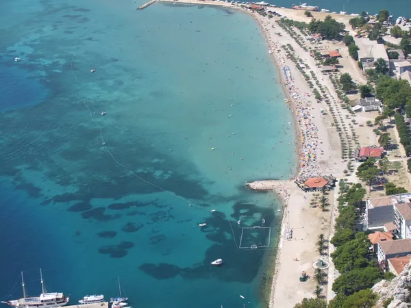 Ostetricia in croazia - Spiaggia — Foto Stock