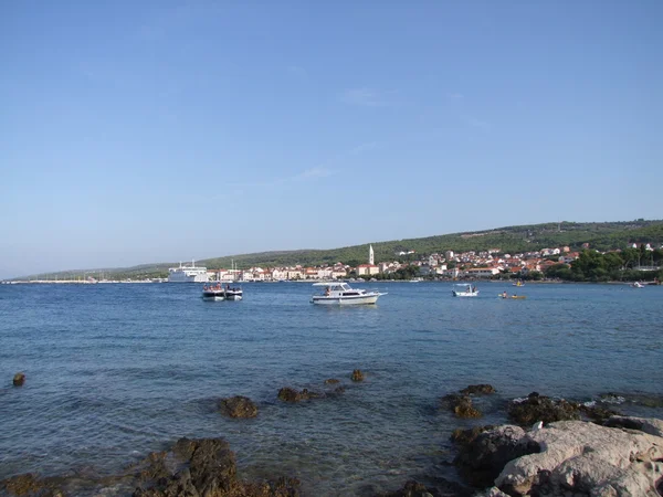 Supetar - Playa en la isla Brajalá en croacia — Foto de Stock