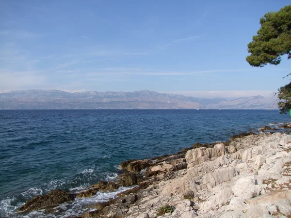 Costa dalla Dalmazia in croazia — Foto Stock