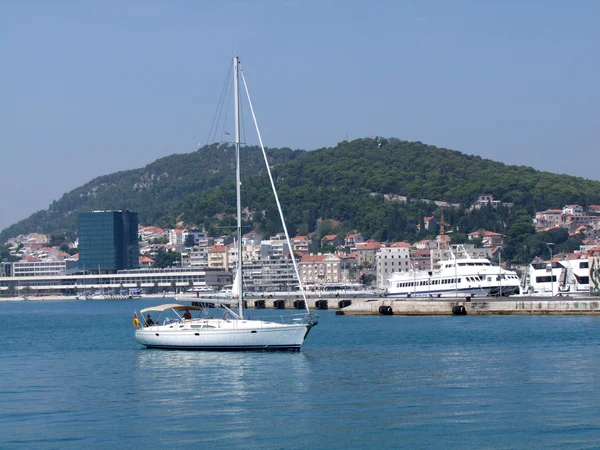 Haven van split in Kroatië — Stockfoto