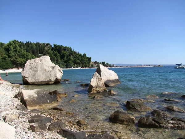 Spiaggia Kasjuni in Split - croazia — Foto Stock