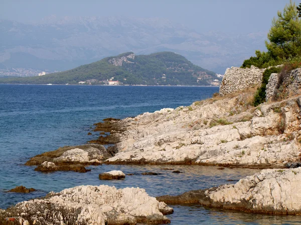 Національний парк marjan - розкол в crotia — стокове фото