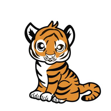 Kaplan 2022 yılınız kutlu olsun. Poster, broşür, afiş ve davetiye için siyah beyaz çizgiler çiziyor. Beyaz arka planda izole edilmiş. Tatil içeriği