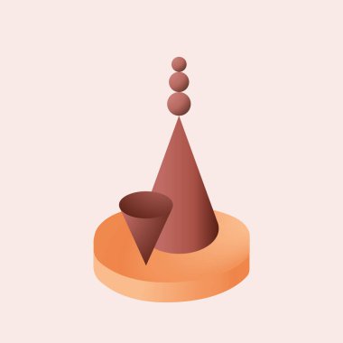 Üç boyutlu geometrik şekiller kümesi. İzleyici görüşler. Geometri ve matematik bilimi. Beyaz arkaplanda izole edilmiş doğrusal nesneler. Özet.