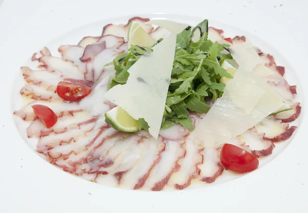 Carpaccio van octopus — Stockfoto