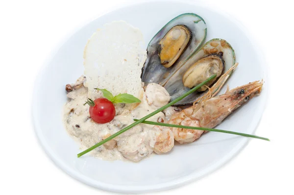 Insalata con frutti di mare — Foto Stock