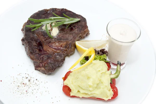 Steak vom Grill — Stockfoto